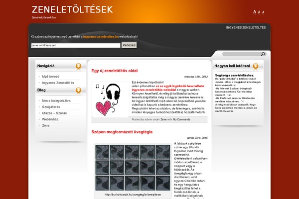 Red Evo Aphelion theme site design template sample