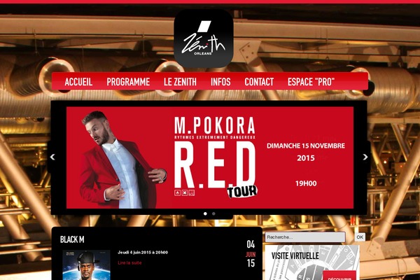 zenith-orleans.fr site used Dance Floor