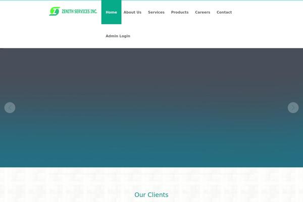 Sapphire theme site design template sample