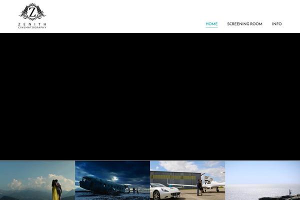 Zenith theme site design template sample