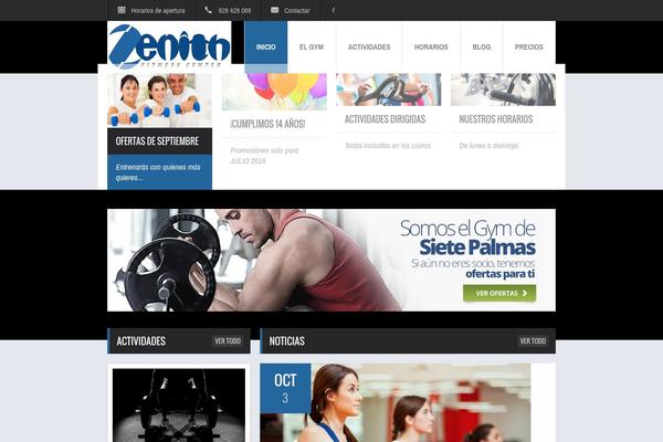 Fit Wp theme site design template sample