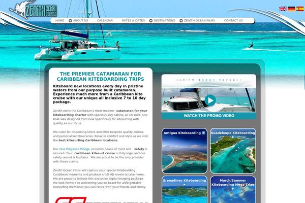 Zenith theme site design template sample