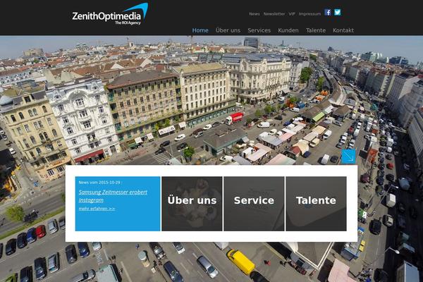 Zenith theme site design template sample