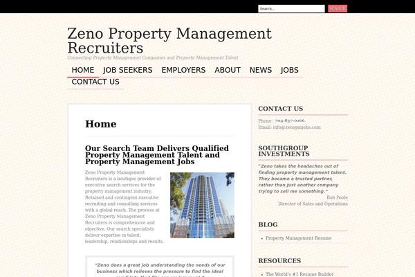 Bueno theme site design template sample