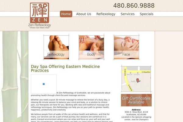 Zen theme site design template sample