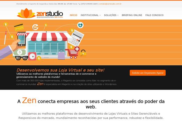 Zen theme site design template sample