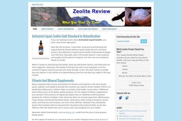 Lifestyle theme site design template sample