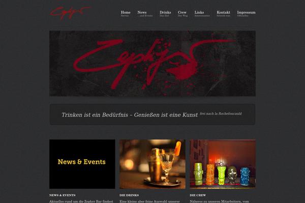 Reaction theme site design template sample