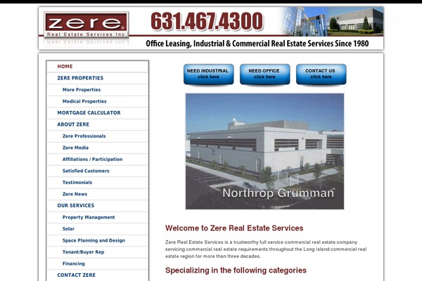 Estate theme site design template sample