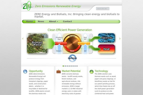 Minimal theme site design template sample