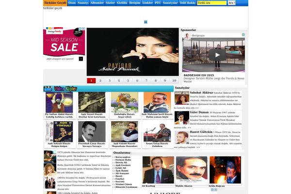 Portal theme site design template sample