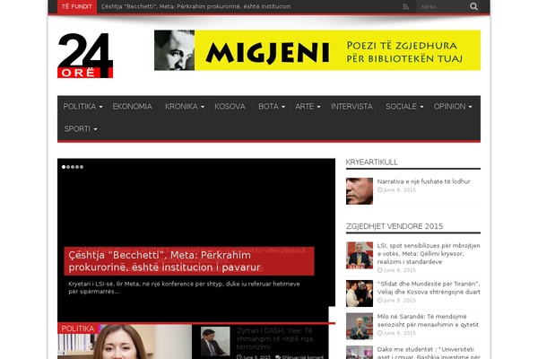 Site using Featured Video Plus plugin