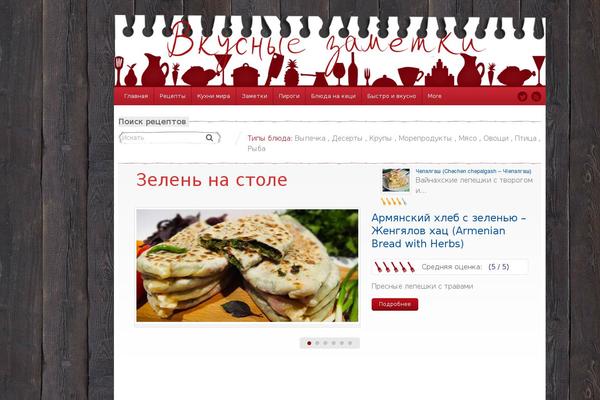 Site using Osetin-meal-planner plugin
