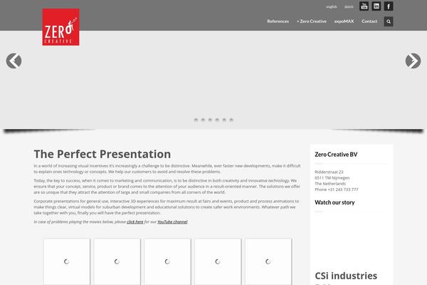 Site using CuteSlider plugin