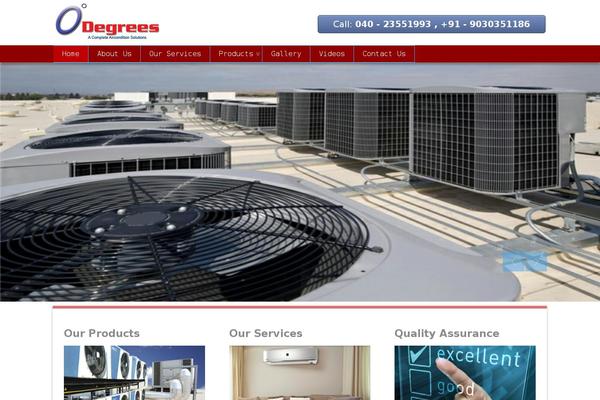 Woodpecker theme site design template sample