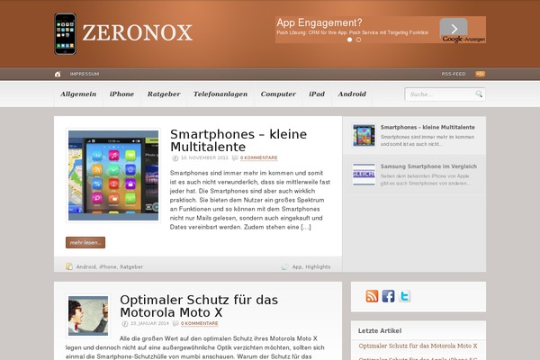 Headlines theme site design template sample