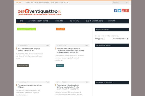 Site using Sendit Newsletter plugin