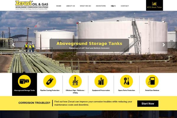 Site using Stock Ticker plugin