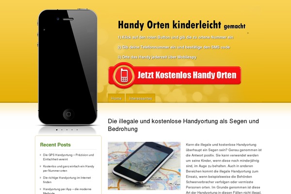 Iphone App theme site design template sample
