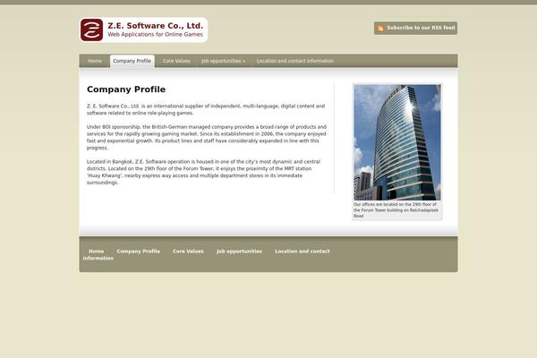 The Station theme site design template sample