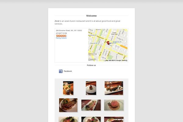 zest249.com site used Zest