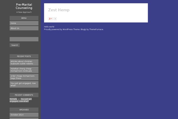 Blogly Lite theme site design template sample