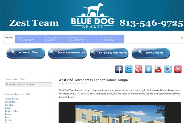 Site using Advanced Real Estate Mortgage Calculator plugin