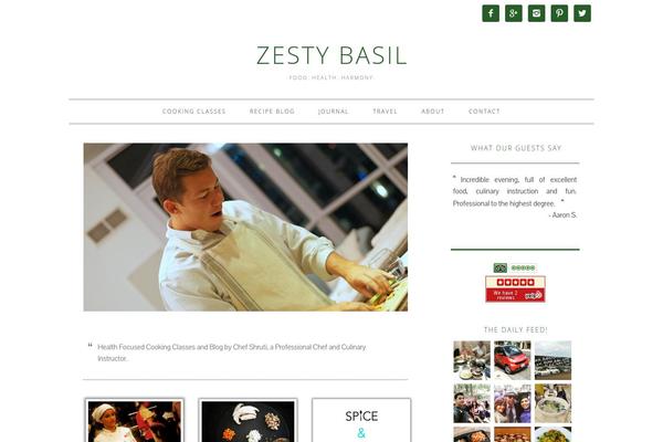 Foodie theme site design template sample
