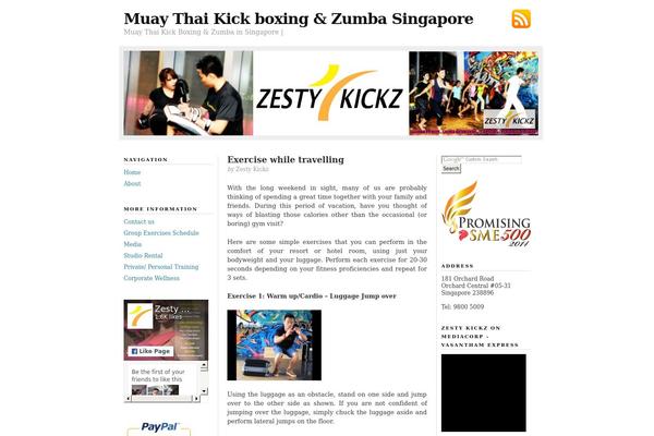 Neoclassical theme site design template sample