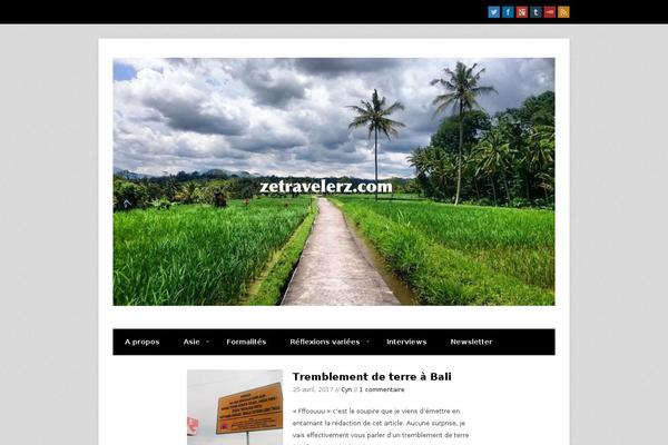 Bloggit theme site design template sample