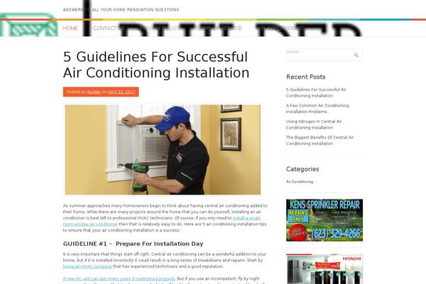 Patus theme site design template sample