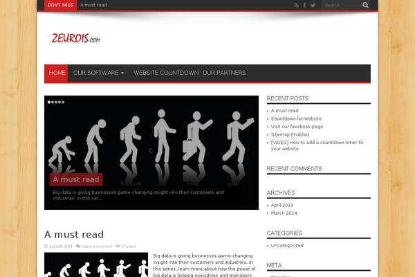 Jarida theme site design template sample