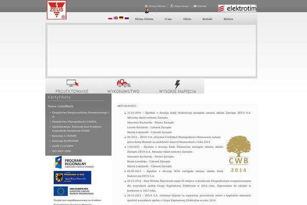 Cloudy theme site design template sample