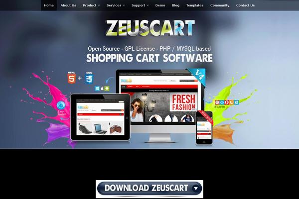 The One Pager theme site design template sample