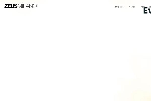 zeusmilano.com site used Eventmana