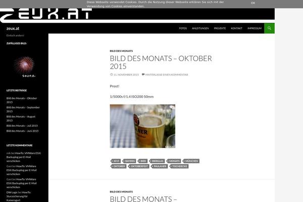 WordPress website example screenshot