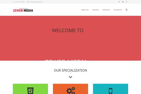 Impreza theme site design template sample