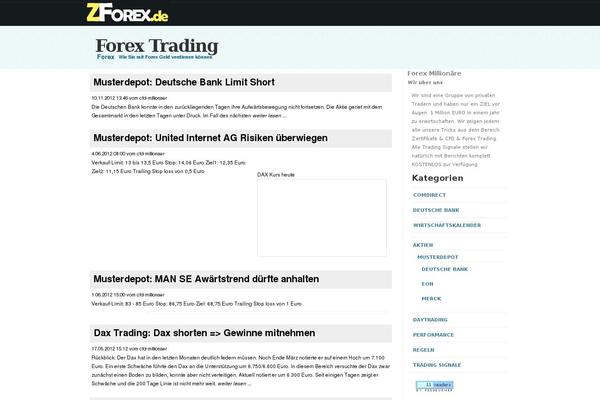 Cool Blue theme site design template sample