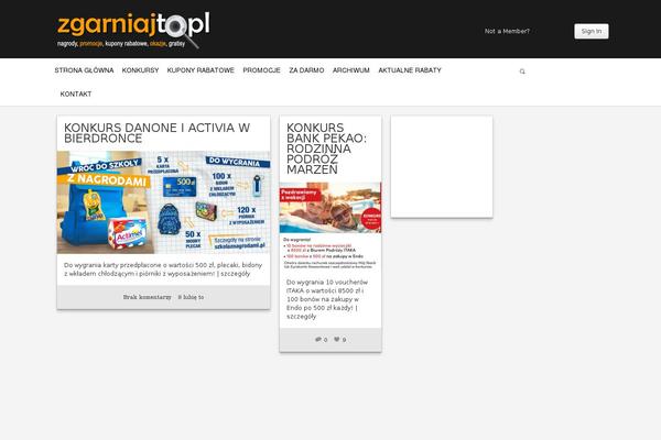 Pressgrid theme site design template sample