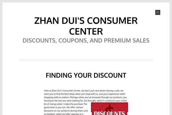 Tonal theme site design template sample