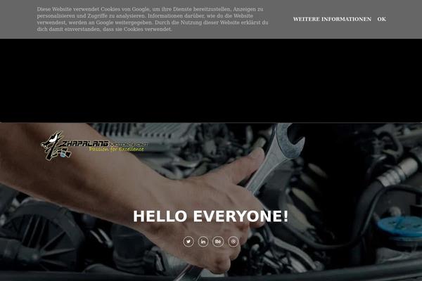 Sastro theme site design template sample