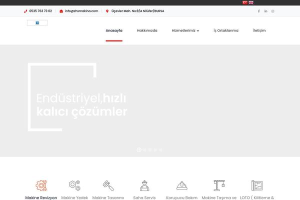 Bauer theme site design template sample