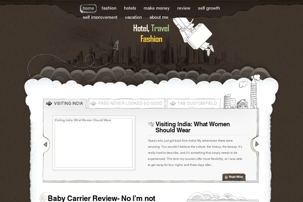 OnTheGo theme site design template sample