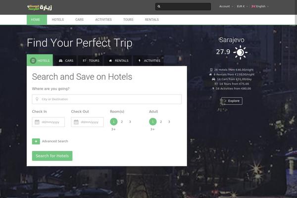 Momento theme site design template sample