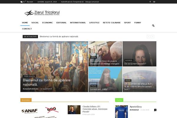Site using Really Simple Share plugin
