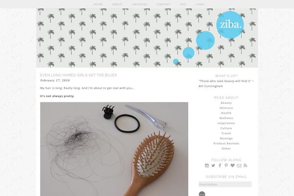 ziba-blog.com site used Hello-fella-wordpress-theme
