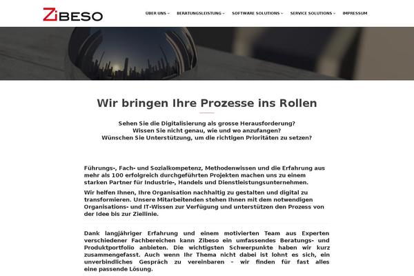 Vega theme site design template sample