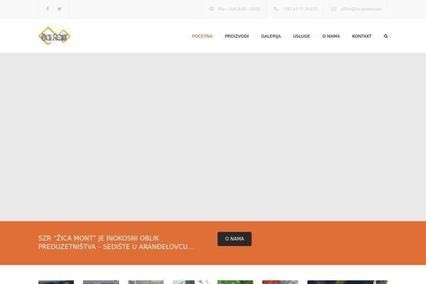 Constructo theme site design template sample