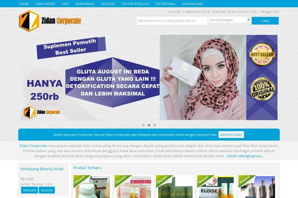 zidancorporate.com site used Wp-retail