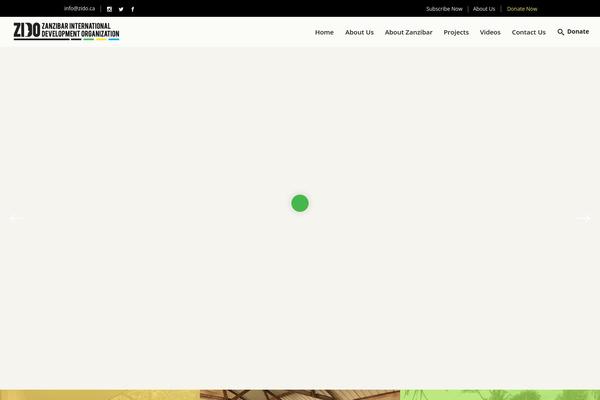 Goodwish theme site design template sample